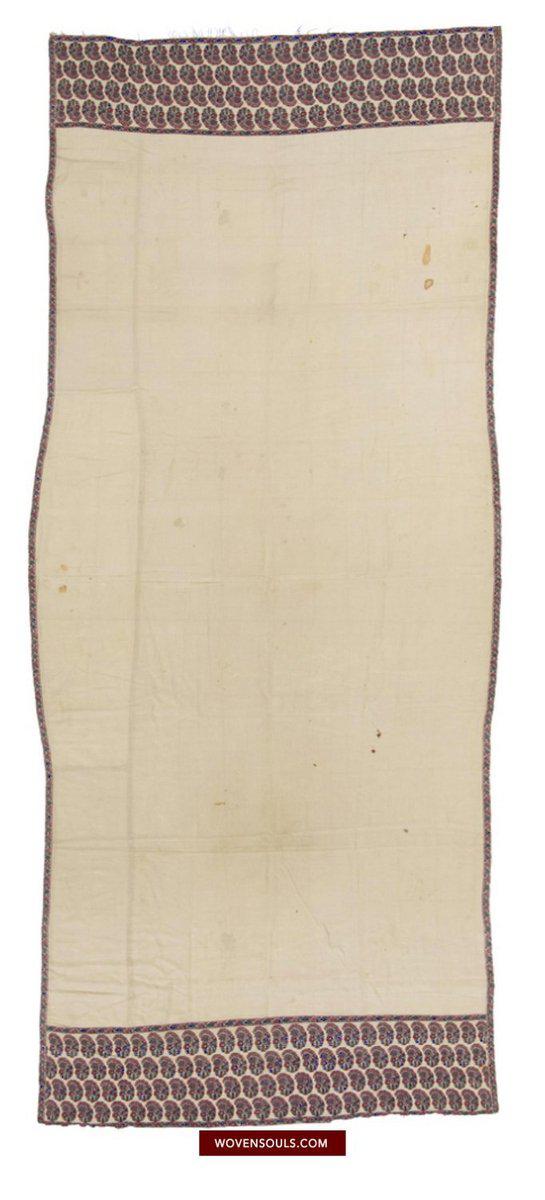 1474 Antique Kashmiri Pashmina Dochalla Shawl For Discount