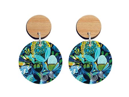 Aero Designer Earrings - Azure Natives Online now