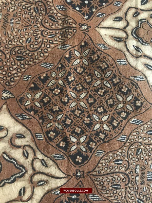 1431 Javanese Batik Kombinasi Sarong Textile Shawl For Sale