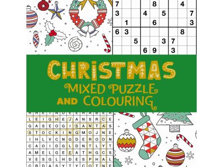 Christmas Mixed Puzzles & Colouring For Discount