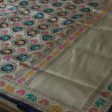 Zari Vasket Pure Katan Silk Banarasi Handloom Saree on Sale