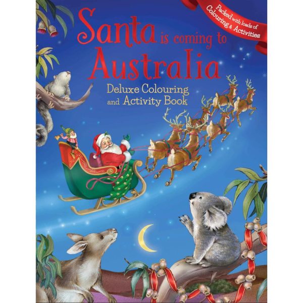 Santa is Coming to Australia - Colouring & Activity Book Cheap